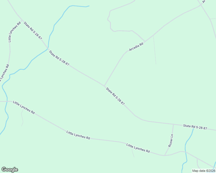 map of restaurants, bars, coffee shops, grocery stores, and more near 2700 State Road S-28-87 in Bethune