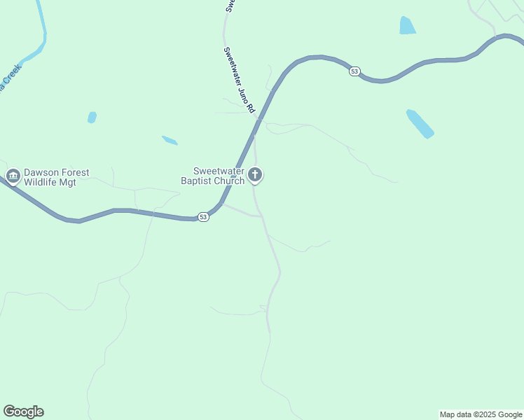map of restaurants, bars, coffee shops, grocery stores, and more near 269 Sweetwater Church Road in Dawsonville