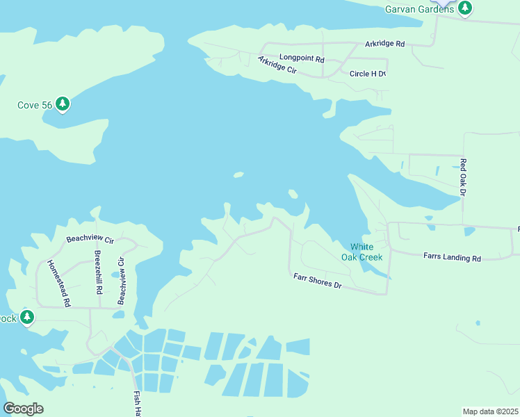 map of restaurants, bars, coffee shops, grocery stores, and more near 400 Farr Shores Drive in Garland County