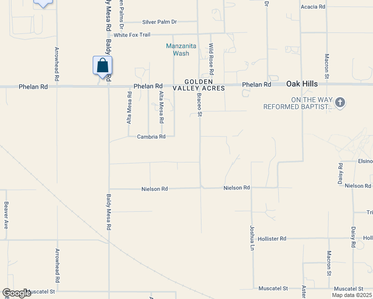 map of restaurants, bars, coffee shops, grocery stores, and more near 9448 Braceo Street in Oak Hills