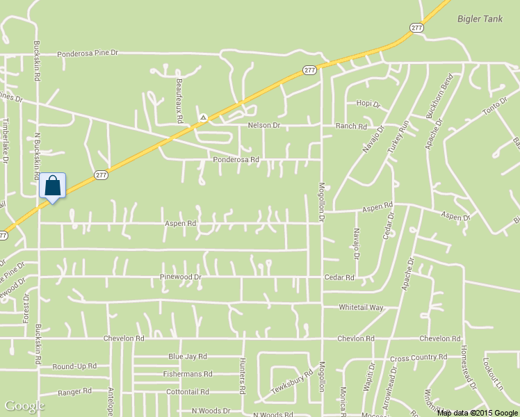 map of restaurants, bars, coffee shops, grocery stores, and more near 3074 Aspen Road in Heber-Overgaard