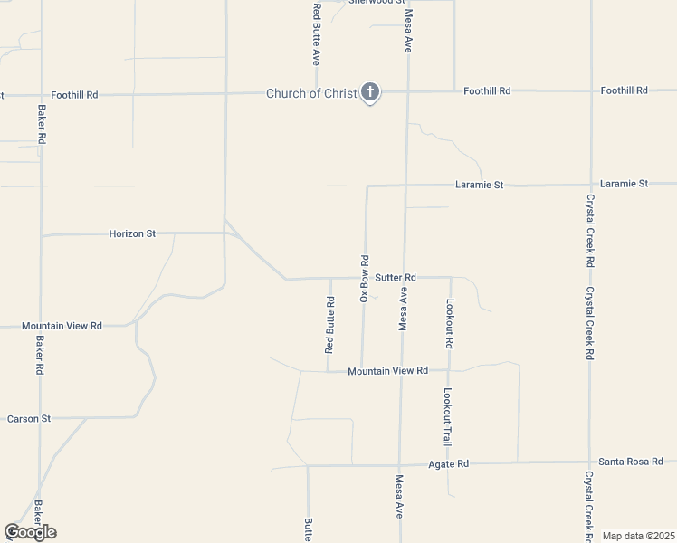 map of restaurants, bars, coffee shops, grocery stores, and more near 32320 Sutter Road in Lucerne Valley