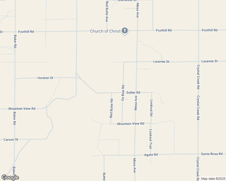 map of restaurants, bars, coffee shops, grocery stores, and more near 32320 Sutter Road in Lucerne Valley
