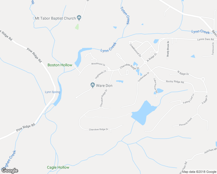 map of restaurants, bars, coffee shops, grocery stores, and more near Cherokee Ridge Drive in Union Grove