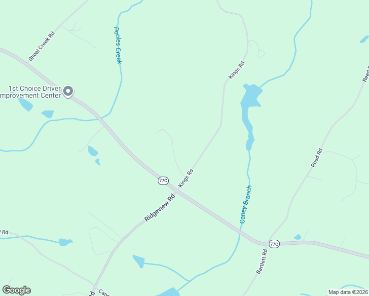 map of restaurants, bars, coffee shops, grocery stores, and more near 1314 Kings Road in Lavonia