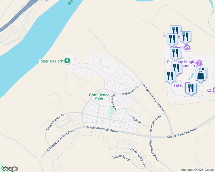map of restaurants, bars, coffee shops, grocery stores, and more near in 