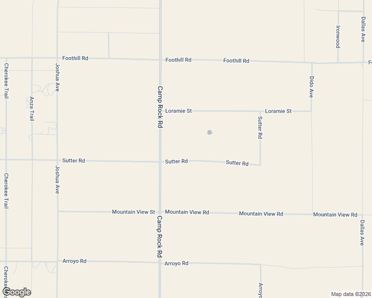 map of restaurants, bars, coffee shops, grocery stores, and more near 9351 Camp Rock Road in Lucerne Valley