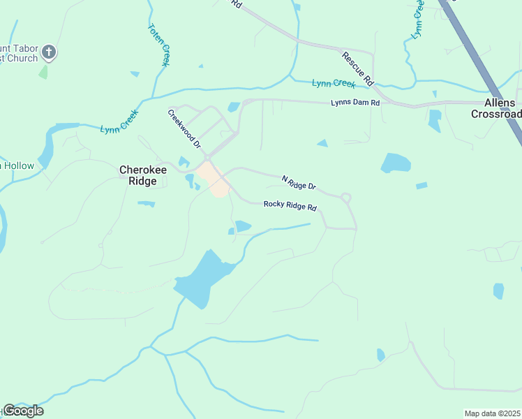 map of restaurants, bars, coffee shops, grocery stores, and more near 252 Rocky Ridge Road in Union Grove