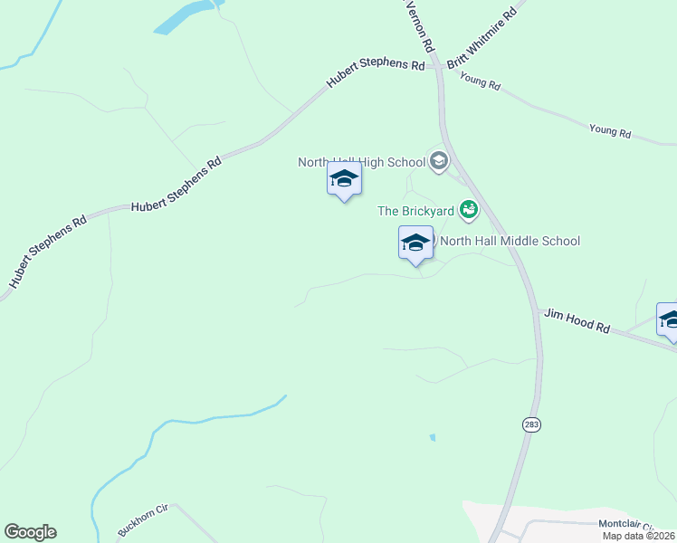 map of restaurants, bars, coffee shops, grocery stores, and more near 4934 Rilla Road in Gainesville