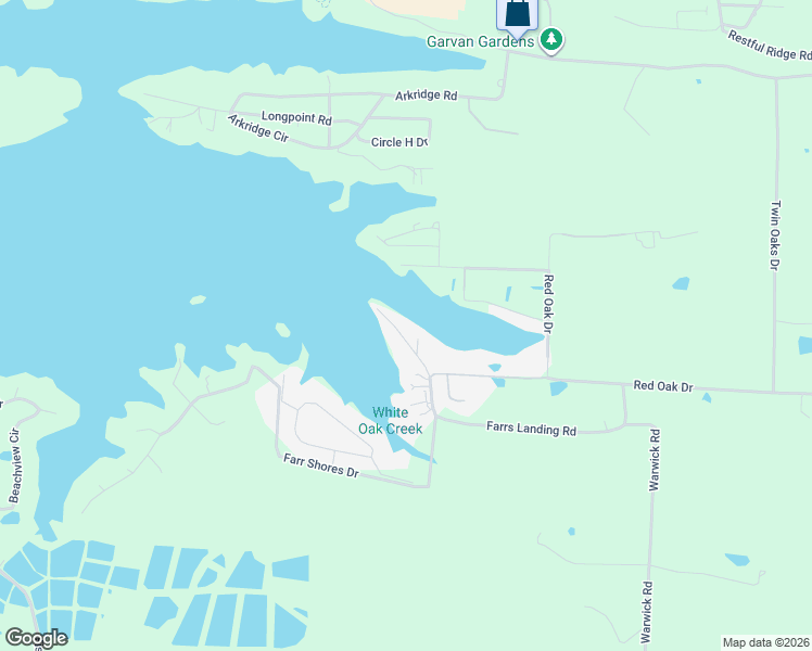 map of restaurants, bars, coffee shops, grocery stores, and more near 290 Farrs Landing Road in Hot Springs