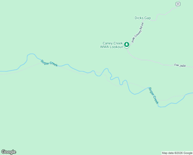 map of restaurants, bars, coffee shops, grocery stores, and more near Polk Road 602 in Mena