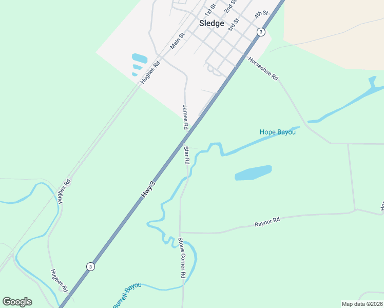 map of restaurants, bars, coffee shops, grocery stores, and more near 50 Pecan Road in Sledge