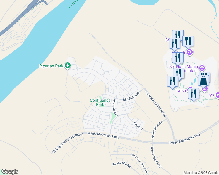 map of restaurants, bars, coffee shops, grocery stores, and more near in 