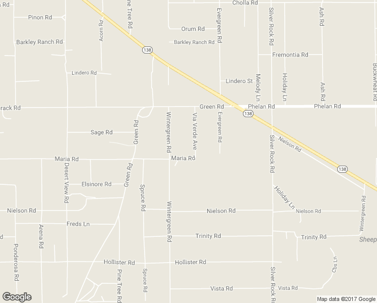 map of restaurants, bars, coffee shops, grocery stores, and more near 1770 Maria Road in Pinon Hills