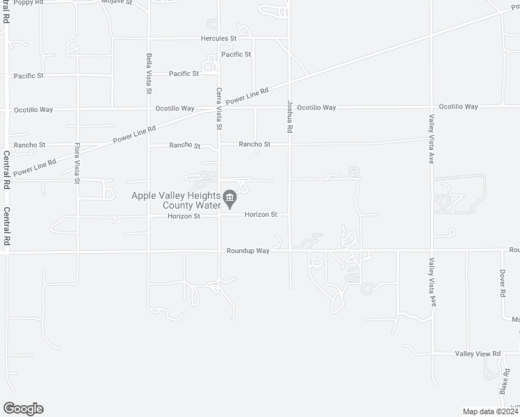 map of restaurants, bars, coffee shops, grocery stores, and more near 23220 Horizon Street in Apple Valley