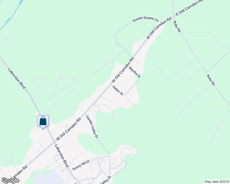 map of restaurants, bars, coffee shops, grocery stores, and more near 2116 Helen Street in Hartsville