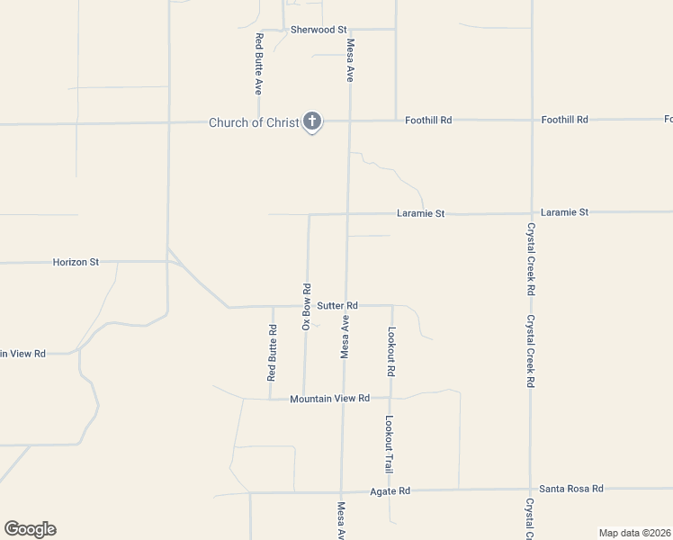 map of restaurants, bars, coffee shops, grocery stores, and more near 9372 Mesa Road in Lucerne Valley