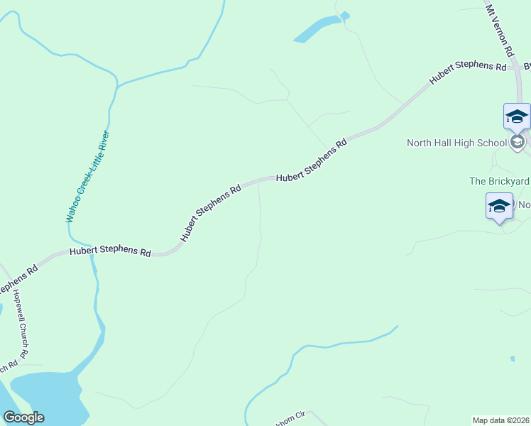 map of restaurants, bars, coffee shops, grocery stores, and more near 6019 Old Howser Mill Road in Gainesville