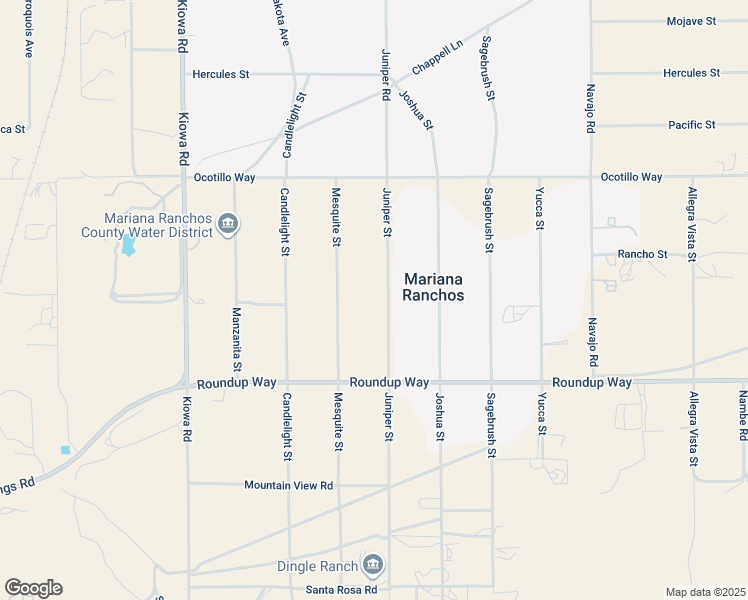 map of restaurants, bars, coffee shops, grocery stores, and more near 9464 Juniper Street in Apple Valley