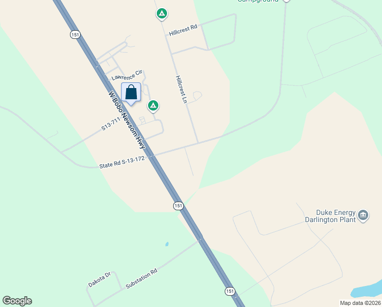 map of restaurants, bars, coffee shops, grocery stores, and more near 138 Tabernacle Church Road in McBee