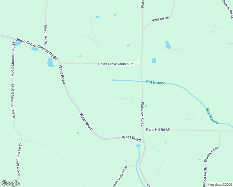 map of restaurants, bars, coffee shops, grocery stores, and more near 2901 Union Grove Church Road Southeast in Adairsville