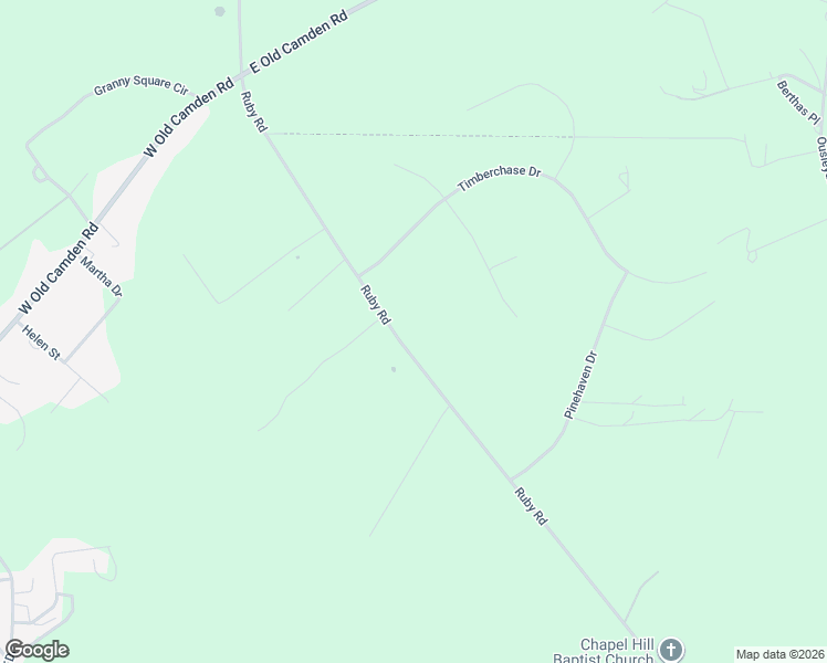 map of restaurants, bars, coffee shops, grocery stores, and more near 1757 Ruby Road in Hartsville