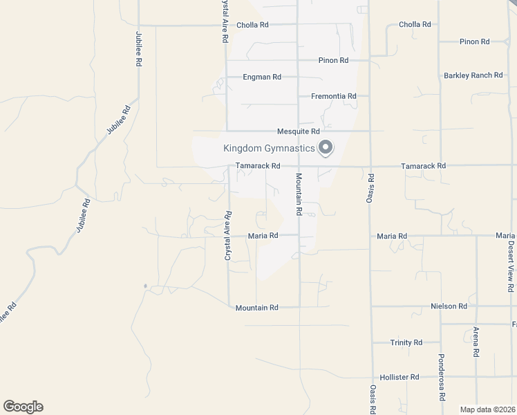 map of restaurants, bars, coffee shops, grocery stores, and more near 9554 Pinon Hills Road in Pinon Hills