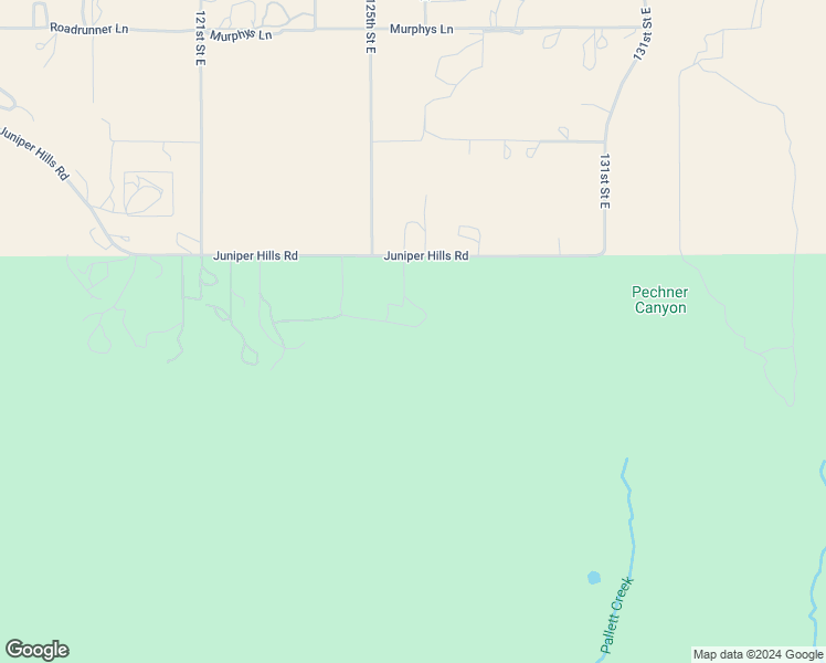 map of restaurants, bars, coffee shops, grocery stores, and more near 126th Street East in Juniper Hills