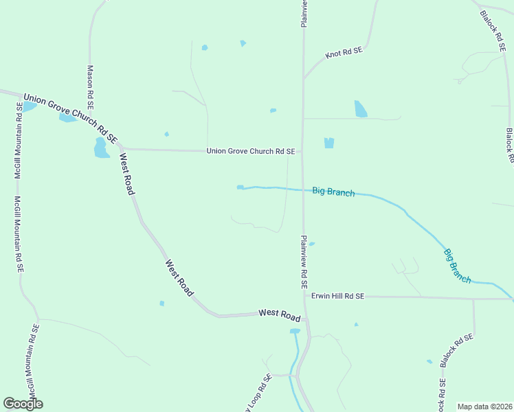 map of restaurants, bars, coffee shops, grocery stores, and more near 2901 Union Grove Church Road Southeast in Adairsville
