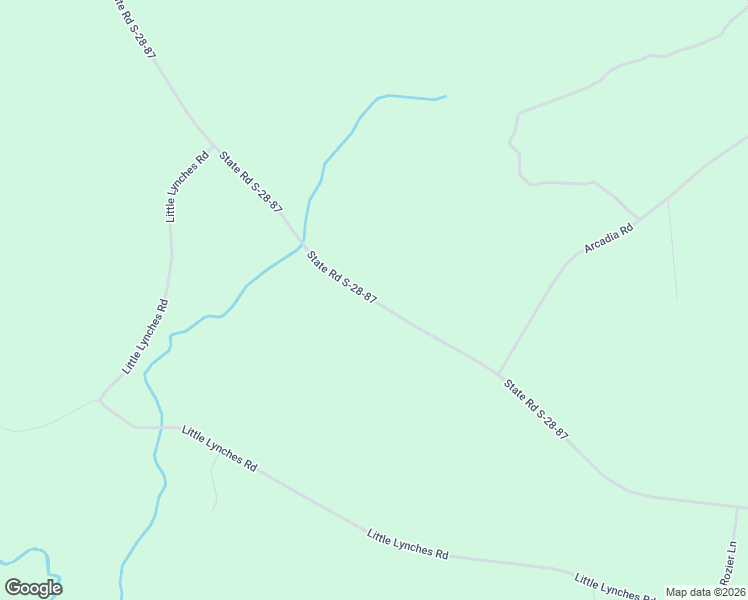 map of restaurants, bars, coffee shops, grocery stores, and more near 2788 State Road S-28-87 in Bethune