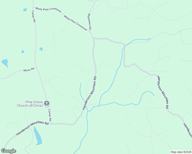 map of restaurants, bars, coffee shops, grocery stores, and more near 7567 Henderson Mountain Road in Jasper