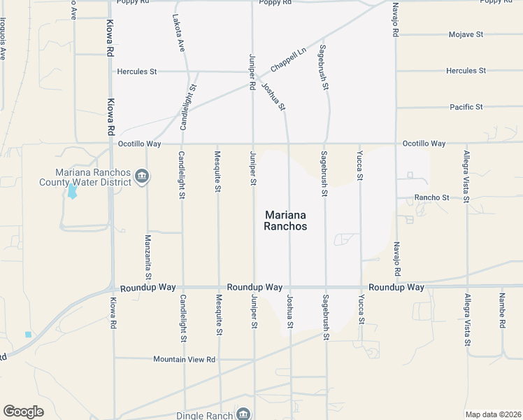 map of restaurants, bars, coffee shops, grocery stores, and more near 9515 Juniper Street in Apple Valley