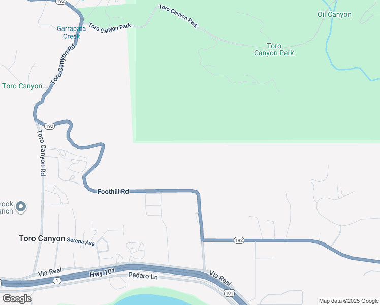map of restaurants, bars, coffee shops, grocery stores, and more near 3340 Foothill Road in Carpinteria