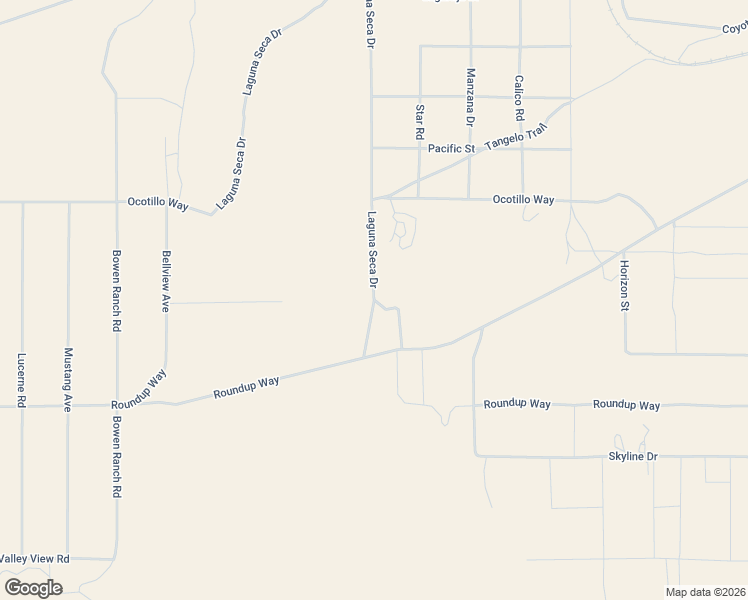 map of restaurants, bars, coffee shops, grocery stores, and more near 18249 Pipeline Road in Apple Valley