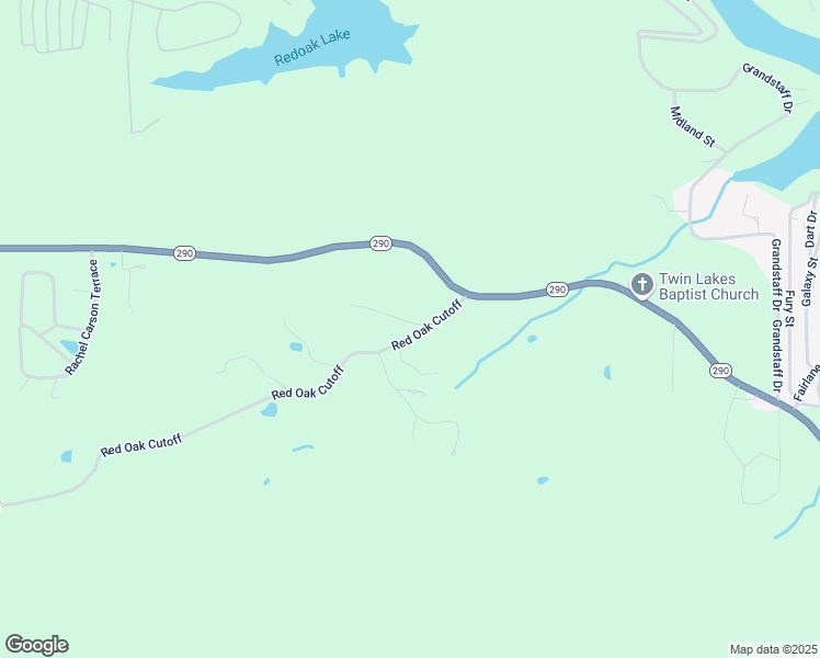 map of restaurants, bars, coffee shops, grocery stores, and more near 763 Red Oak Cutoff in Garland County