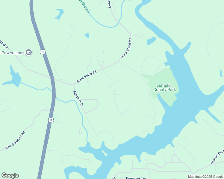 map of restaurants, bars, coffee shops, grocery stores, and more near 35 Kitchen Way West in Dahlonega