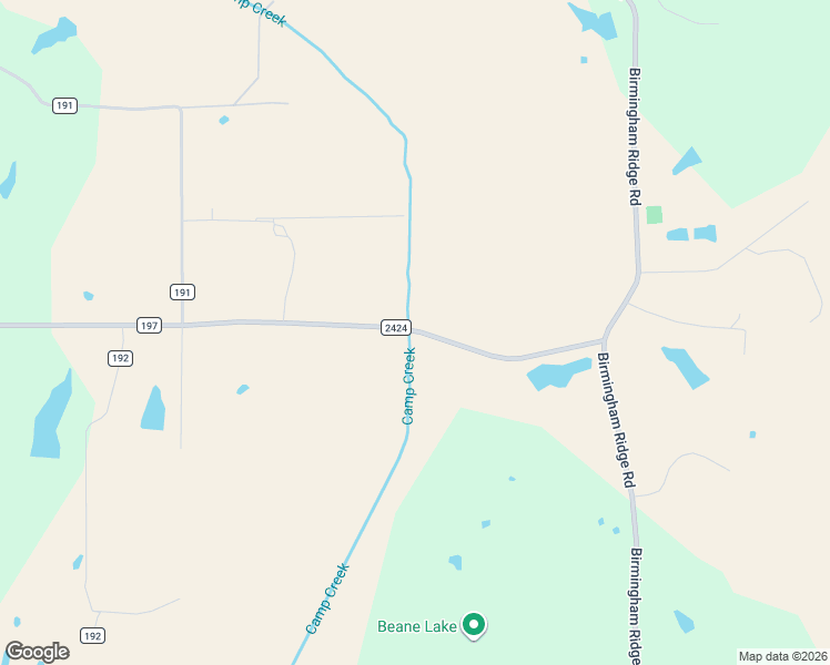 map of restaurants, bars, coffee shops, grocery stores, and more near 114 County Road 2424 in Saltillo