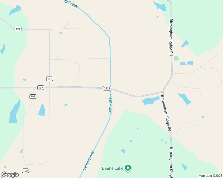 map of restaurants, bars, coffee shops, grocery stores, and more near 114 County Road 2424 in Saltillo