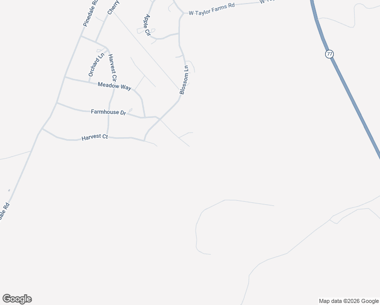 map of restaurants, bars, coffee shops, grocery stores, and more near 1210 West Farmhouse Road in Taylor