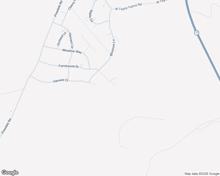 map of restaurants, bars, coffee shops, grocery stores, and more near 1210 West Farmhouse Road in Taylor