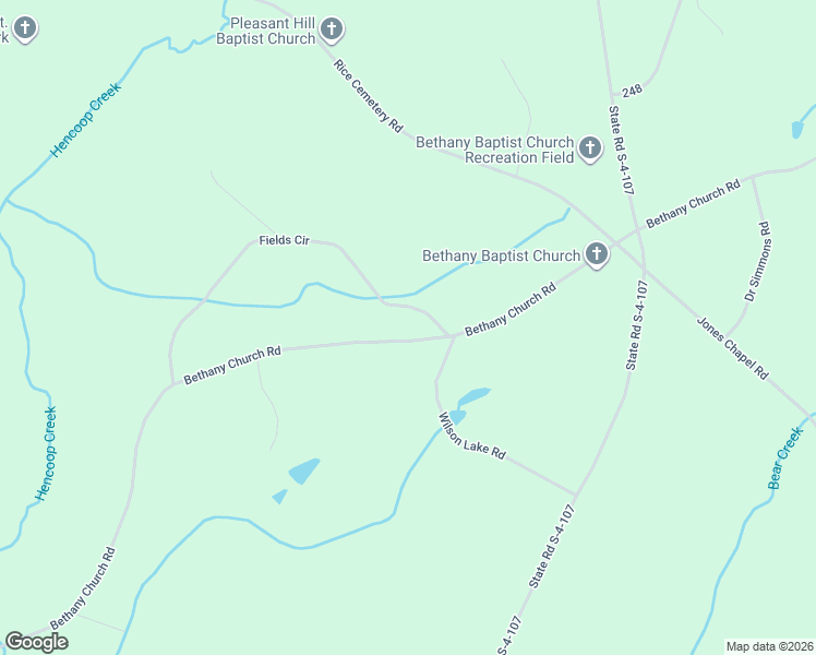 map of restaurants, bars, coffee shops, grocery stores, and more near 1549 Bethany Church Road in Belton