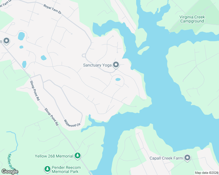 map of restaurants, bars, coffee shops, grocery stores, and more near 204 West Sanderling Circle in Hampstead