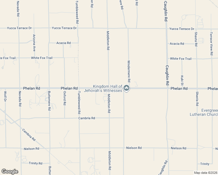map of restaurants, bars, coffee shops, grocery stores, and more near 9700 Middleton Road in Phelan