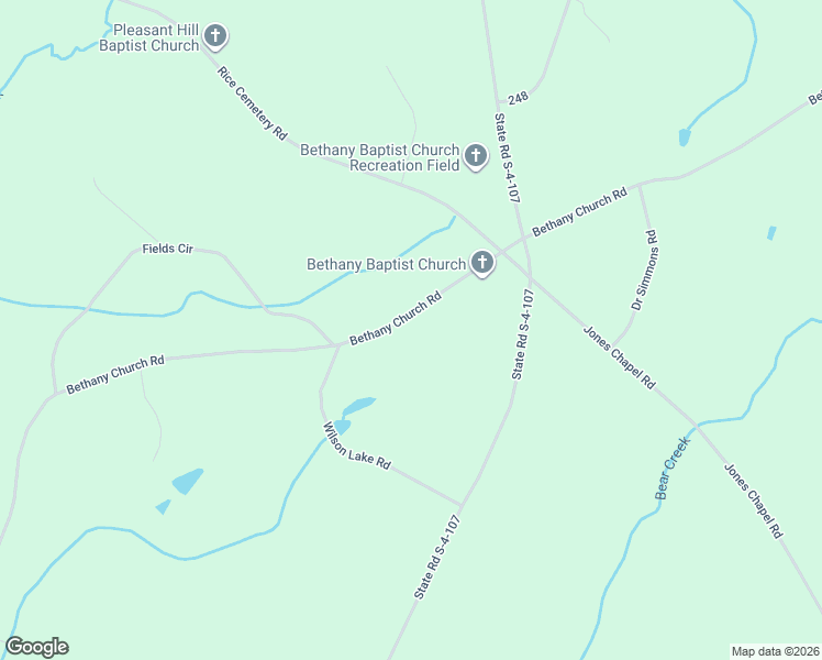 map of restaurants, bars, coffee shops, grocery stores, and more near 1618 Bethany Church Road in Belton