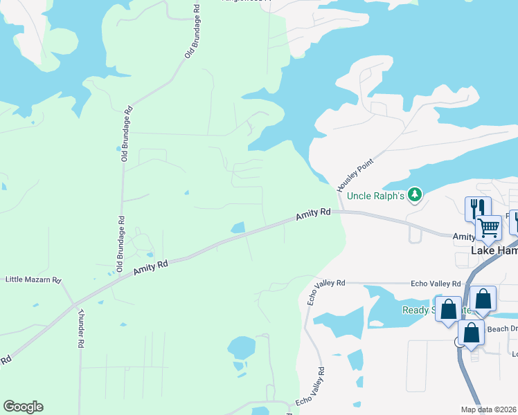 map of restaurants, bars, coffee shops, grocery stores, and more near 644-662 Amity Road in Garland