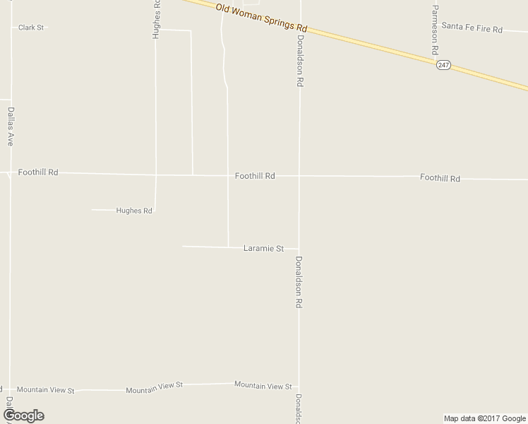 map of restaurants, bars, coffee shops, grocery stores, and more near 9522 Donaldson Road in Lucerne Valley