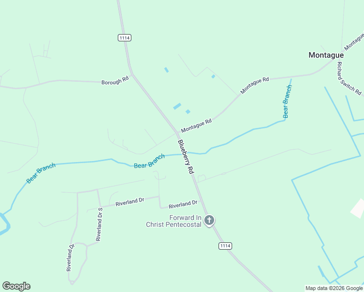 map of restaurants, bars, coffee shops, grocery stores, and more near State Road 1114 in Pender County
