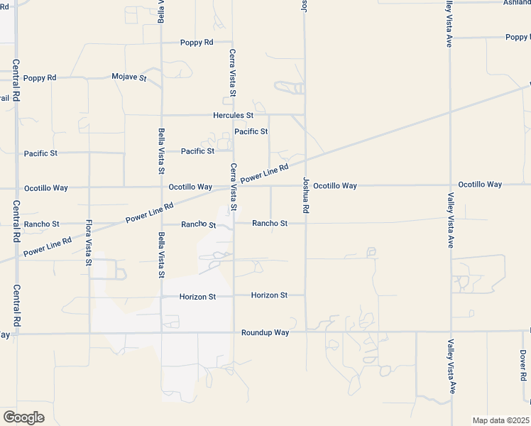map of restaurants, bars, coffee shops, grocery stores, and more near 23184 Rancho Street in Apple Valley