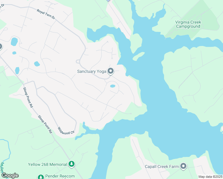 map of restaurants, bars, coffee shops, grocery stores, and more near 118 East Sanderling Circle in Hampstead