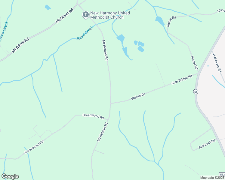 map of restaurants, bars, coffee shops, grocery stores, and more near 2428 Mount Hebron Road in Hartwell